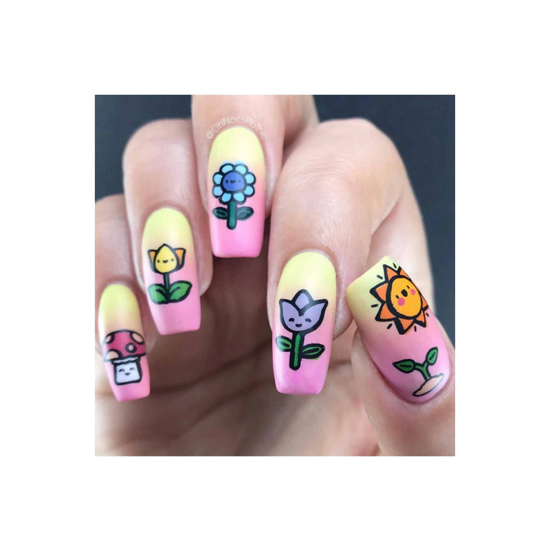 UberChic Beauty Spring Kawaii Layers Stamping Plate
