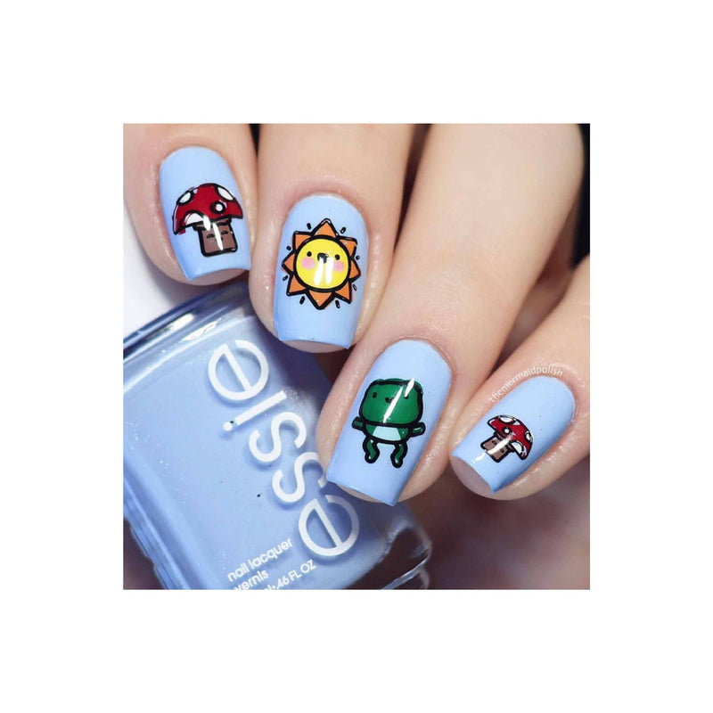 UberChic Beauty Spring Kawaii Layers Stamping Plate