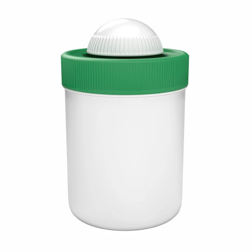 Medisca Samix 100ml White Cosmetic Jar with Green Lid (10-Pack) Medical Supplies Lavender