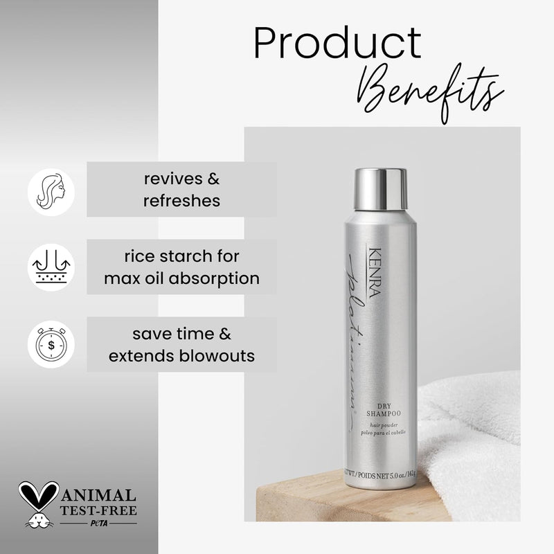 VIP Extensions Kenra Platinum Dry Shampoo 5 fl oz Hair Care