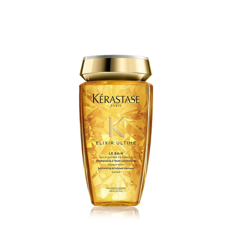 Nava Beauty Kerastase Elixir Ultime Sublimating Oil Infused Shampoo Le Bain 8.5 OZ White Smoke