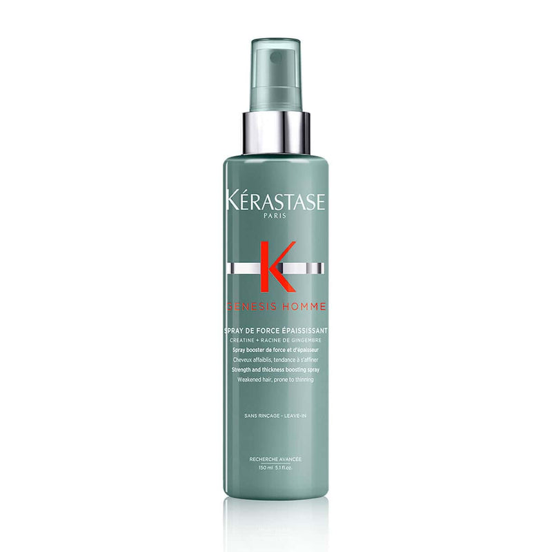 Nava Beauty Kerastase Genesis Homme Spray De Force Epaississant Thickening Spray 5.1 OZ White Smoke