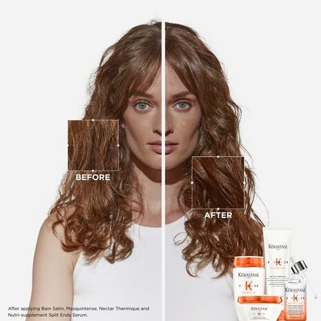 Nava Beauty Kerastase Nutritive Bain Satin Shampoo 250 ML White Smoke 250 mL,1000 mL