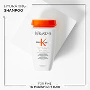 Nava Beauty Kerastase Nutritive Bain Satin Shampoo 250 ML White Smoke 250 mL,1000 mL