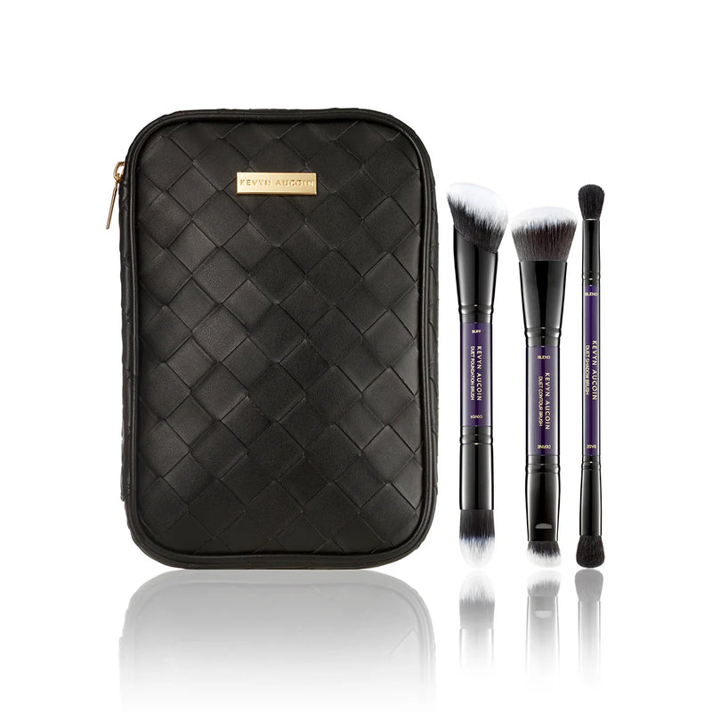 Nava Beauty Kevyn Aucoin Making Faces Brush Set White Smoke