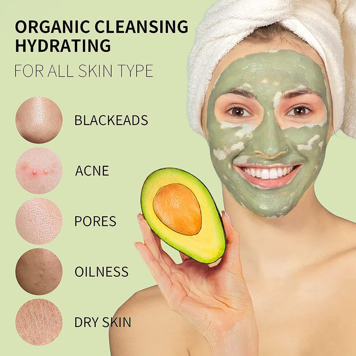 Khichi Beauty Avocado Nourishing Hydration Mud Mask  4.23oz.