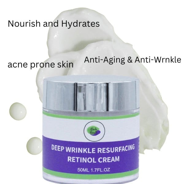 Khichi Beauty Deep Wrinkle Resurfacing Retinol Cream 1.7OZ (50ML).