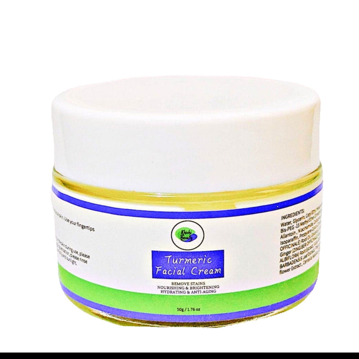 Khichi Beauty Turmeric Face Cream, Organic, Anti-Aging, Moisturizer & Brighten 50g.