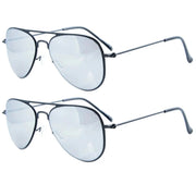 eyekeeper.com Kid Sunglasses 2 Pack Pilot Metal Style S15017 Sunglasses