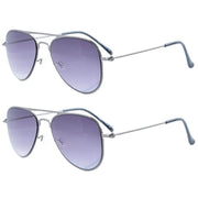 eyekeeper.com Kid Sunglasses 2 Pack Pilot Metal Style S15017 Sunglasses