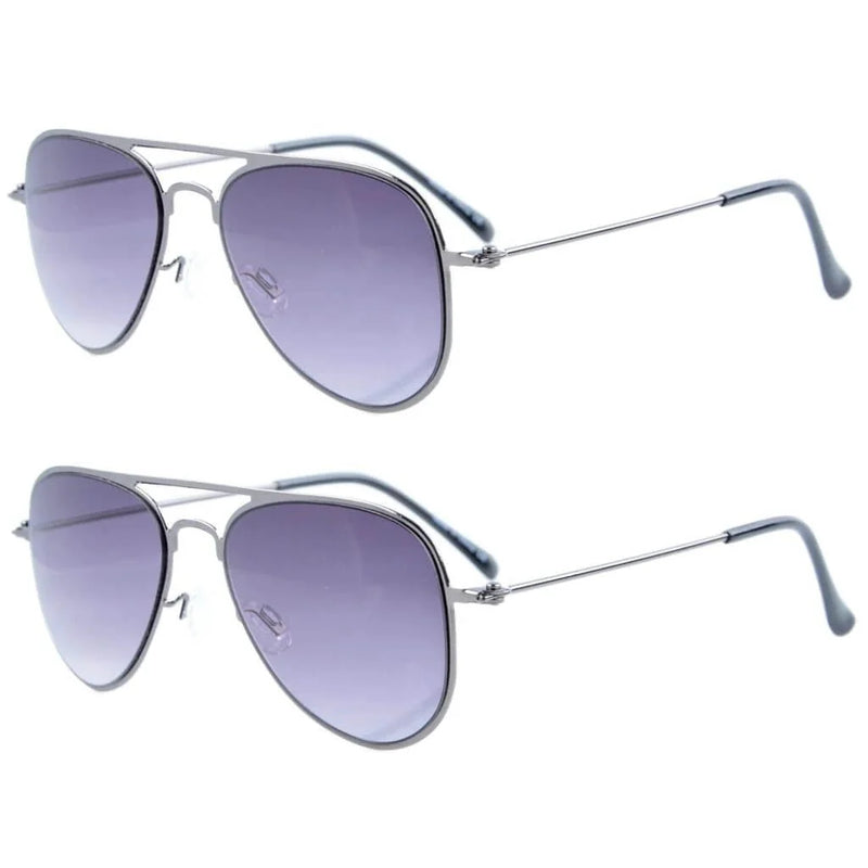 eyekeeper.com Kid Sunglasses 2 Pack Pilot Metal Style S15017 Sunglasses