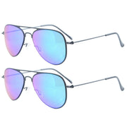 eyekeeper.com Kid Sunglasses 2 Pack Pilot Metal Style S15017 Sunglasses