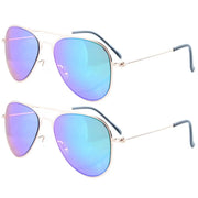 eyekeeper.com Kid Sunglasses 2 Pack Pilot Metal Style S15017 Sunglasses