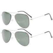 eyekeeper.com Kid Sunglasses 2 Pack Pilot Metal Style S15017 Sunglasses