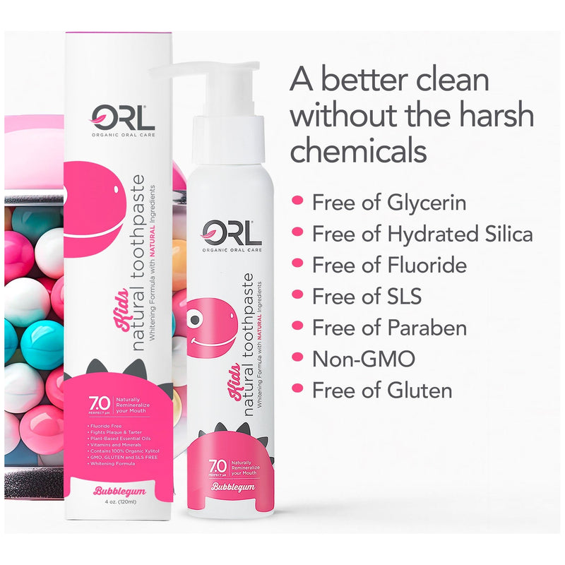 ORL Kids Fluoride Free Natural Toothpaste KIDSToothpaste