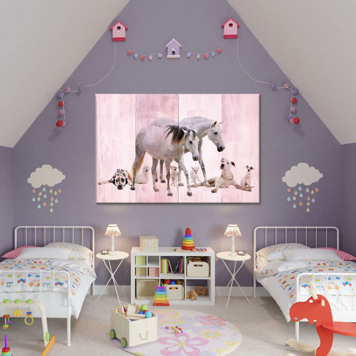 Dogs And Horses Wall Art