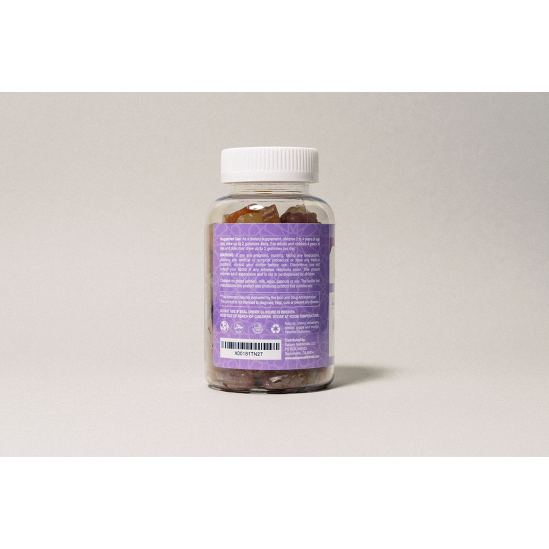Salaam Nutritionals Halal Kids Gummy Multivitamins with Vitamins A, C, E & Zinc - 90 Count | Salaam Nutritionals