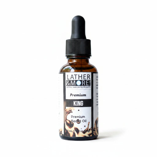 Lather and More! KING Premium Beard Oil beard oil White Smoke