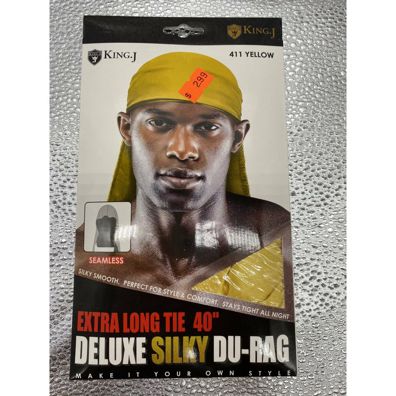 VIP Extensions KING.J EXTRA LONG TIE 40" DELUXE SILKY DU-RAG Hair Accessories