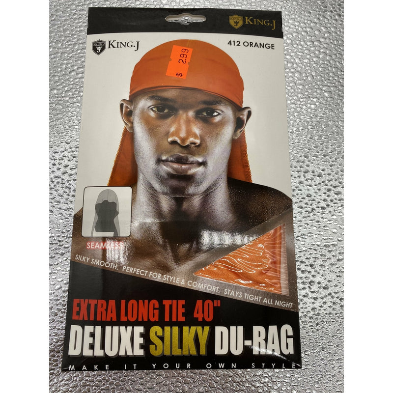 VIP Extensions KING.J EXTRA LONG TIE 40" DELUXE SILKY DU-RAG Hair Accessories