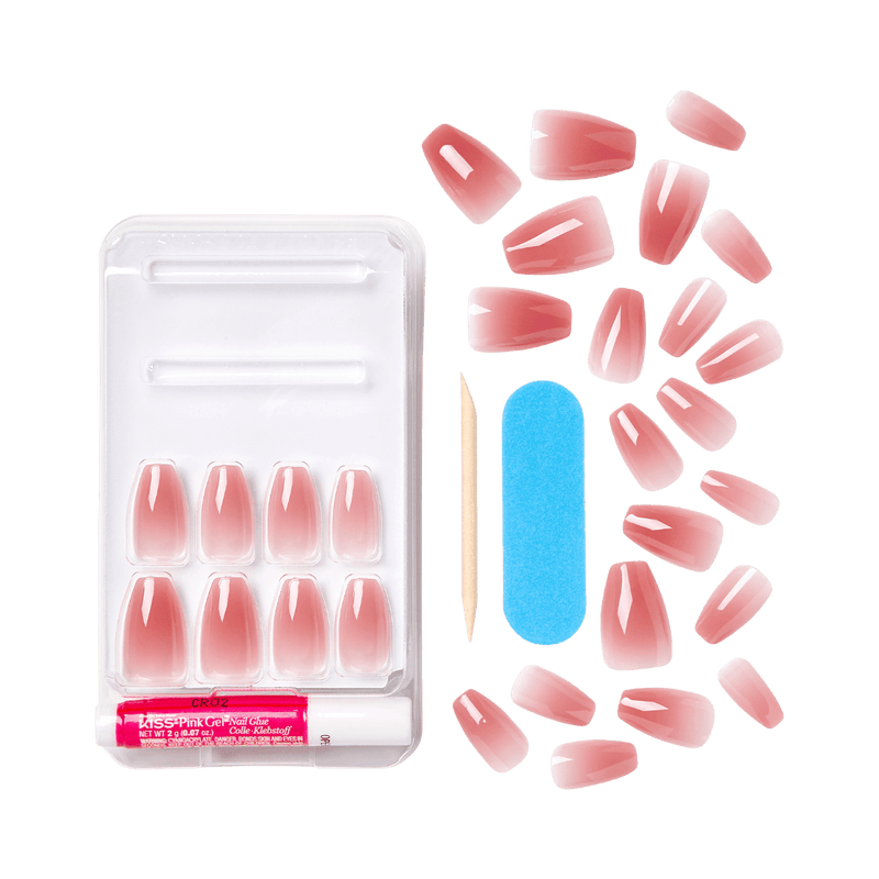 VIP Extensions KISS Bare but Better Nails Nude Drama Nail Care