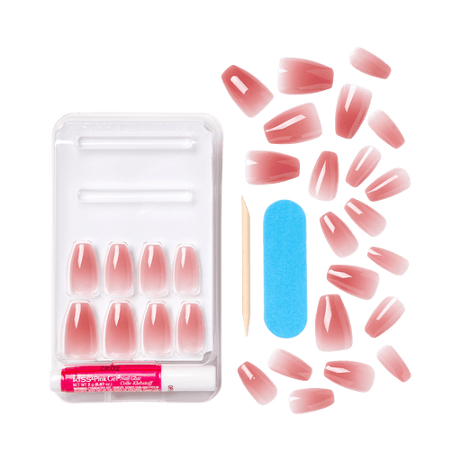 VIP Extensions KISS Bare but Better Nails Nude Drama Nail Care