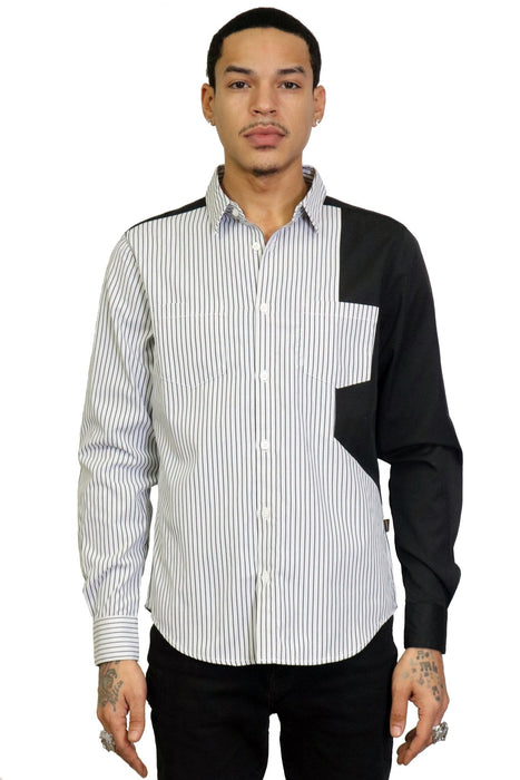 Men's Premium Pinstripe Button Down Shirt