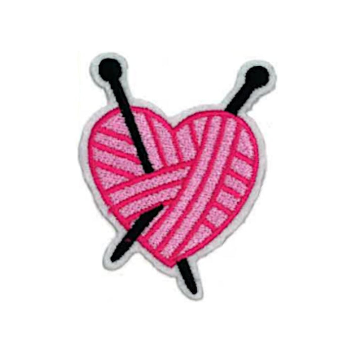 Threddies Knitting Yarn Heart Patch