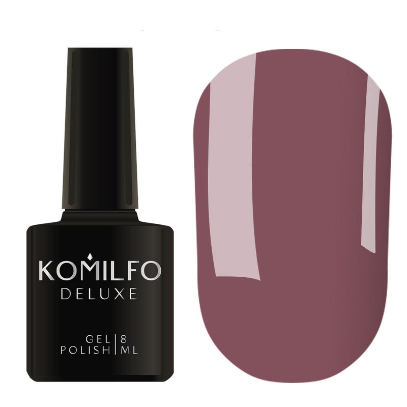 nbmsupply Komilfo Gel polish Deluxe Series D064 (gray-lilac, enamel), 8 ml