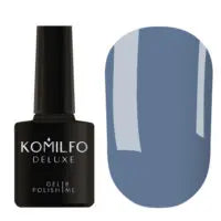 nbmsupply Komilfo GEL POLISH DELUXE SERIES D130 (DARK, GRAY-BLUE, ENAMEL), 8 ML