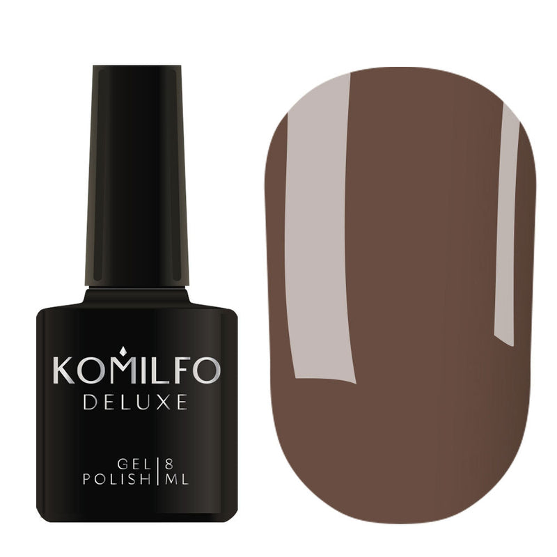 nbmsupply KOMILFO GEL POLISH DELUXE SERIES D234 (BROWN-GRAY, ENAMEL), 8 ML 111234