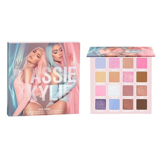 Nava Beauty Kylie Cosmetics Stassie Collection Pressed Powder Palette 16 x 0.03 OZ Cheek White Smoke