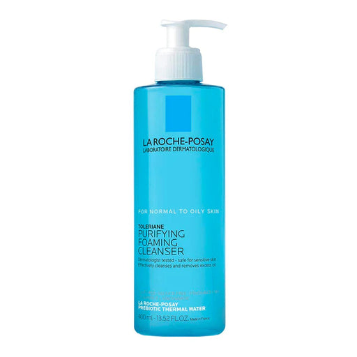 La Roche-Posay LA ROCHE-POSAY Toleriane Purifying Foaming Facial Cleanser, 13.52 fl oz (400ml) Skin Care