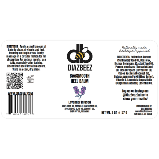 Diaz Beez BeeSMOOTH Heel Balm Heel Balm