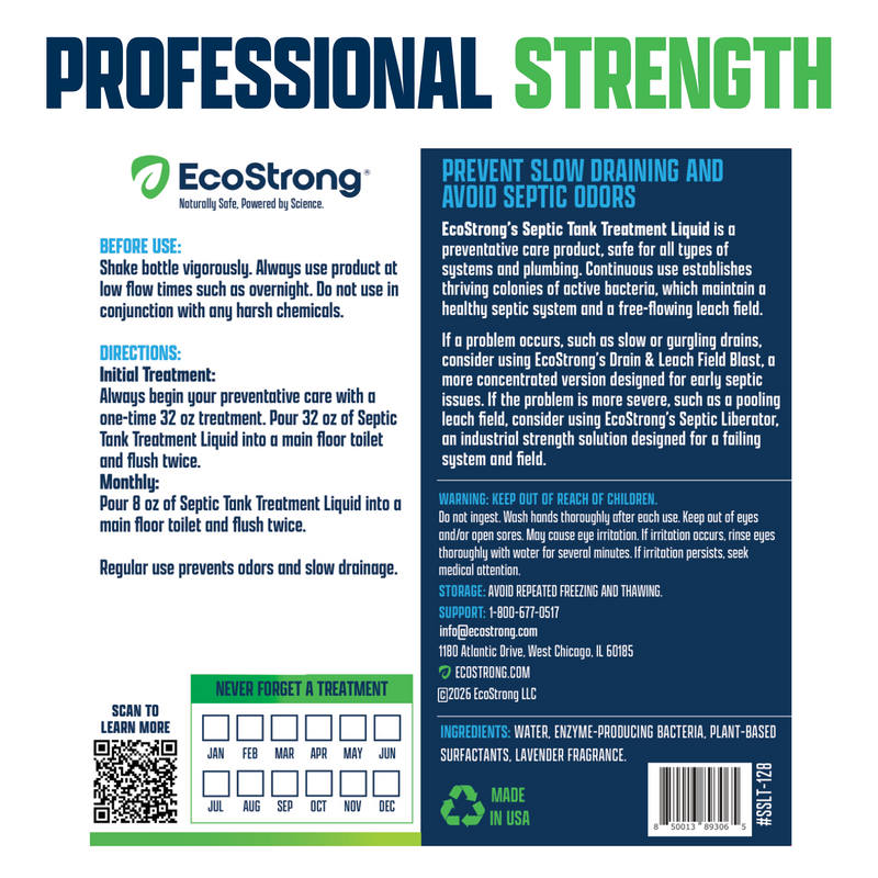 EcoStrong Septic Tank Treatment Liquid Drain & Septic > Septic System Maintenance