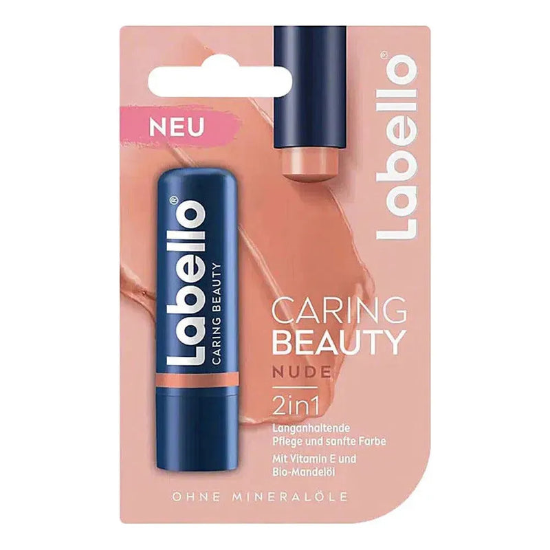 Labello Labello Caring Beauty Nude 2 in 1 Lip Balm 4.8g Lip Balm