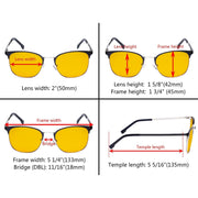 eyekeeper.com Blue Light Filter Glasses Classic Reading Glasses LX19018-BB90 Eyeglasses