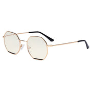 eyekeeper.com Polygon Eyeglasses with Blue Light Filter Lense LX19026-BB40 Eyeglasses