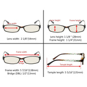 eyekeeper.com Rectangle Blue Light Filter Reading Glasses 1-CG908 Eyeglasses