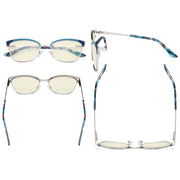 eyekeeper.com Ladies Stylish Blue Light Filter Eyeglasses LX19034-BB40 Eyeglasses