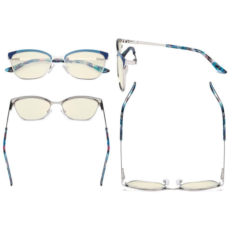 eyekeeper.com Ladies Stylish Blue Light Filter Eyeglasses LX19034-BB40 Eyeglasses