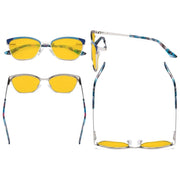 eyekeeper.com Cat-eye Stylish Blue Light Blocking Eyeglasses LX19034-BB90 Eyeglasses