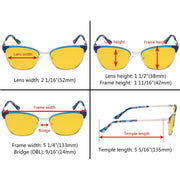 eyekeeper.com Cat-eye Stylish Blue Light Blocking Eyeglasses LX19034-BB90 Eyeglasses