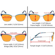 eyekeeper.com Cat-eye Blue Light Blocking Eyeglasses LX19034-BB98 Eyeglasses