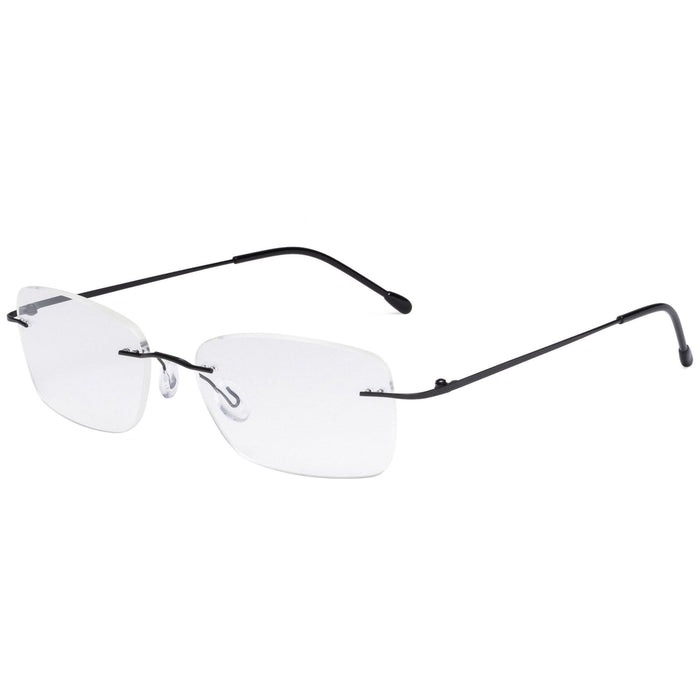 Eyekeeper.Com - Rimless Metal Scholar Elegant Reading Glasses Rwk9905