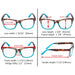 eyekeeper.com - 3 Pack Ladies Modern Stylish Reading Glasses R080D