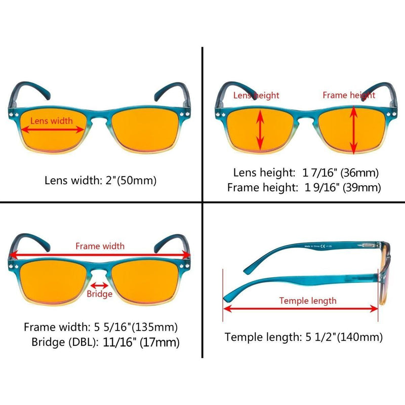 eyekeeper.com Ladies Vintage Blue Light Blocking Reading Glasses DS046 Eyeglasses