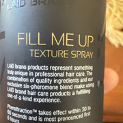 VIP Extensions Laid Brand Fill Me Up Texture Spray 5.4 Oz(cap Missing) Hair Care