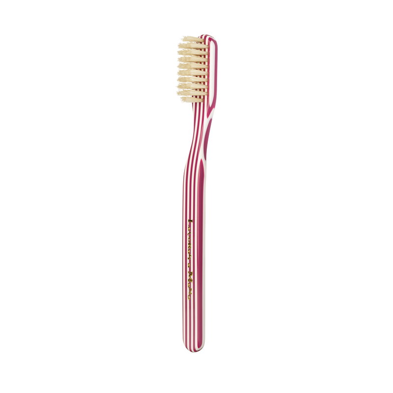 Capri Medium Natural Bristles Toothbrush by Lavorati a Mano