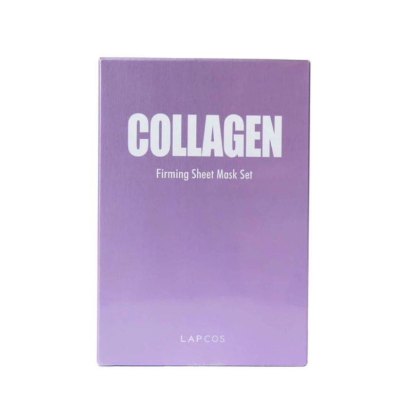 Nava Beauty LAPCOS Daily Collagen Firming Facial Skin Mask 5 Pack - Korean Mask Light Slate Gray